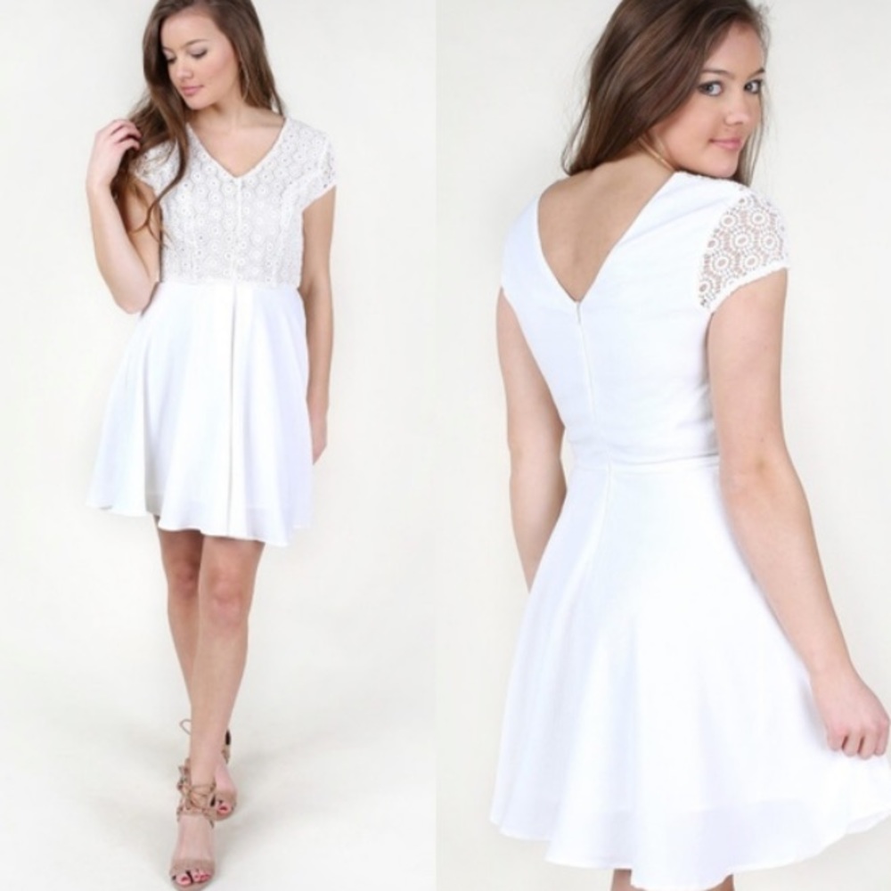 White Lace Dress